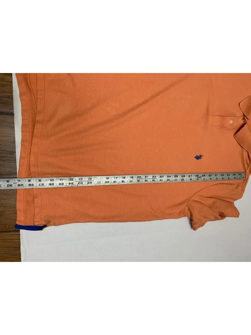 Ralph Lauren Us Polo Association Pique Mens Golf Shirt Apricot Size XXL